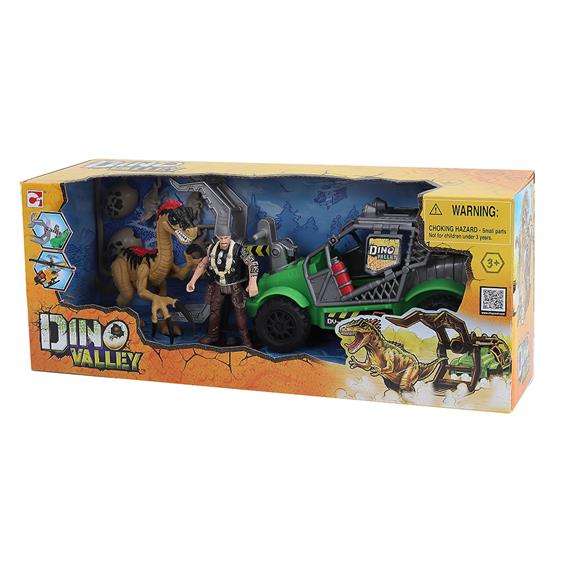 Ігровий набір Dino Valley Dino Сatcher із джипом (542028-1) - зображення 2