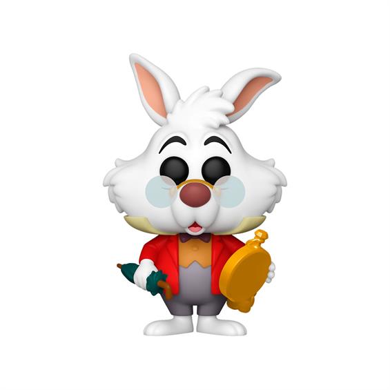 Ігрова фігурка Funko Pop! Аліса в Дивокраї Білий кролик із годинником 10 см (55739) - зображення 1
