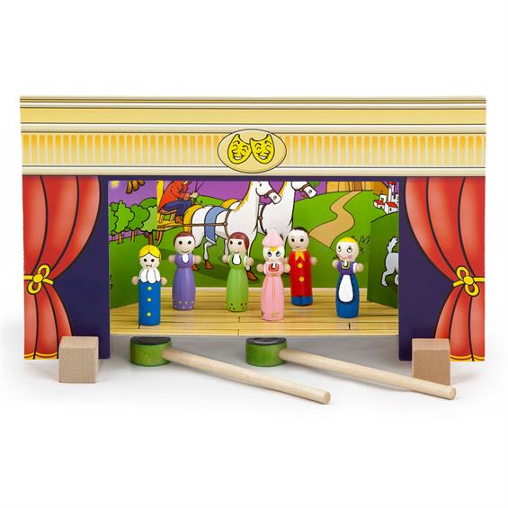 Дерев'яний ігровий набір Viga Toys Магнітний театр (56005) - зображення 3