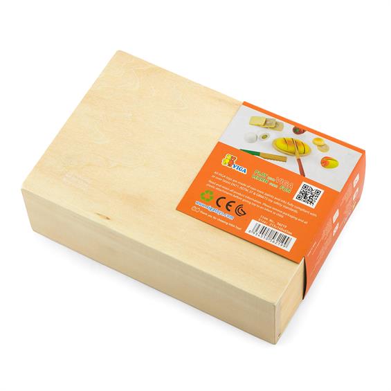 Іграшкові продукти Viga Toys Нарізана їжа з дерева (56219) - зображення 3