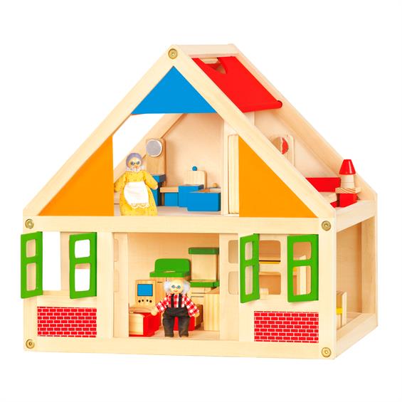 Дерев'яний ігровий набір Viga Toys Ляльковий будиночок (56254) - зображення 1