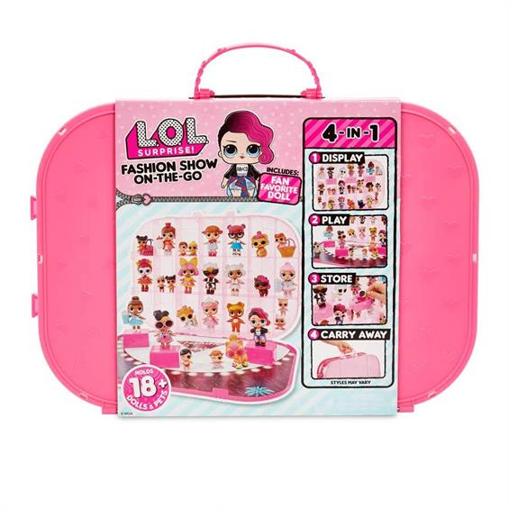 Лялька L.O.L Surprise Показ мод 4-в-1, яскраво-рожевий кейс - зображення 1
