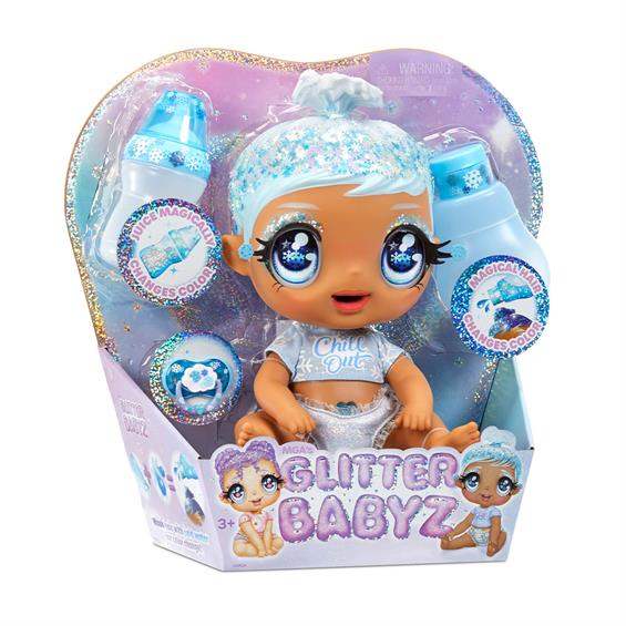 Лялька Glitter Babyz Сніжинка з аксесуарами 28 см (574859) - зображення 9