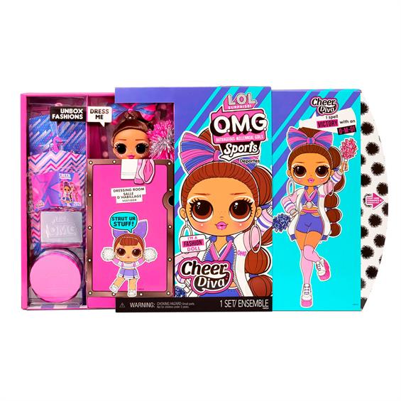 Лялька L.O.L. Surprise! O.M.G. Sports Doll Леді-Чірлідер з аксесуарами 27 см (577508) - зображення 4