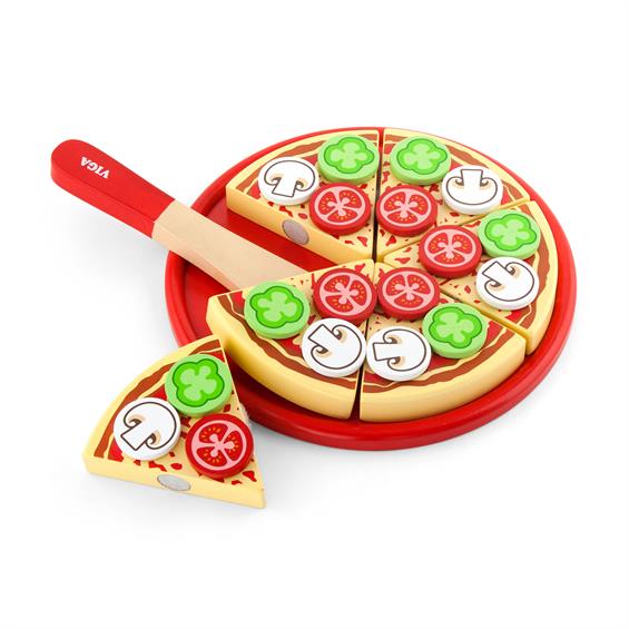 Іграшкові продукти Viga Toys Піца з дерева (58500) - зображення 3