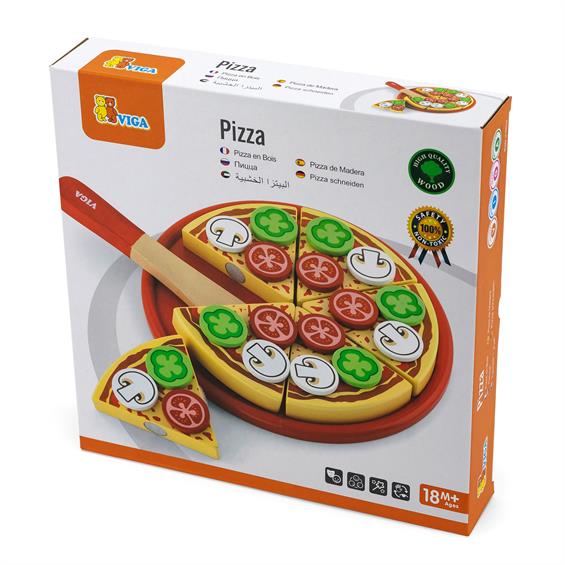 Іграшкові продукти Viga Toys Піца з дерева (58500) - зображення 4