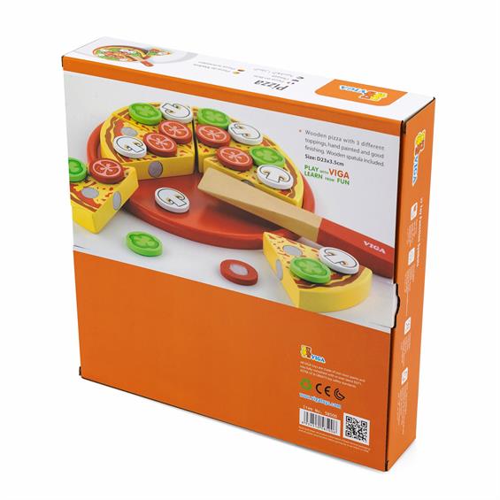 Іграшкові продукти Viga Toys Піца з дерева (58500) - зображення 3