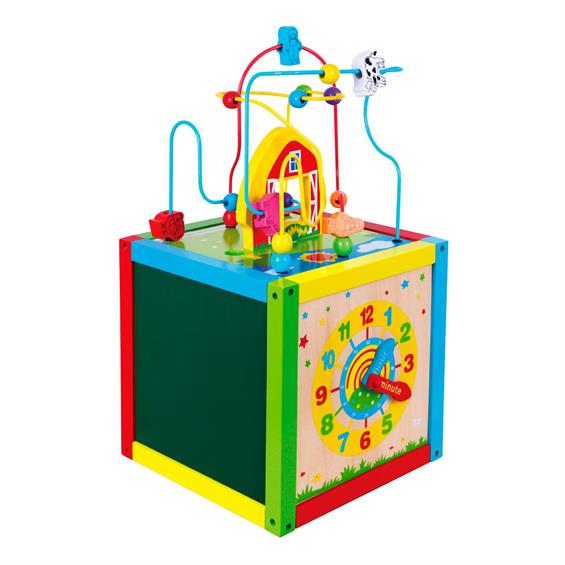 Дерев'яний бізікуб Viga Toys 5 в 1 (58506) - зображення 1