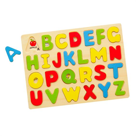 Дерев'яний пазл Viga Toys Англійський алфавіт, великі літери (58543) - зображення 1