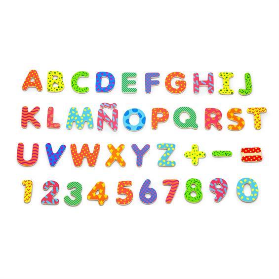 Набір магнітних літер і цифр Viga Toys, 77 шт. (59429) - зображення 3