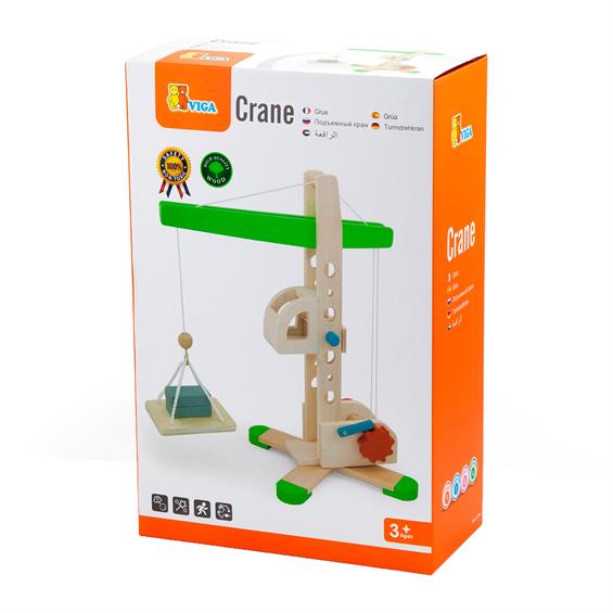 Дерев'яна іграшка Viga Toys Підйомний кран (59698) - зображення 2