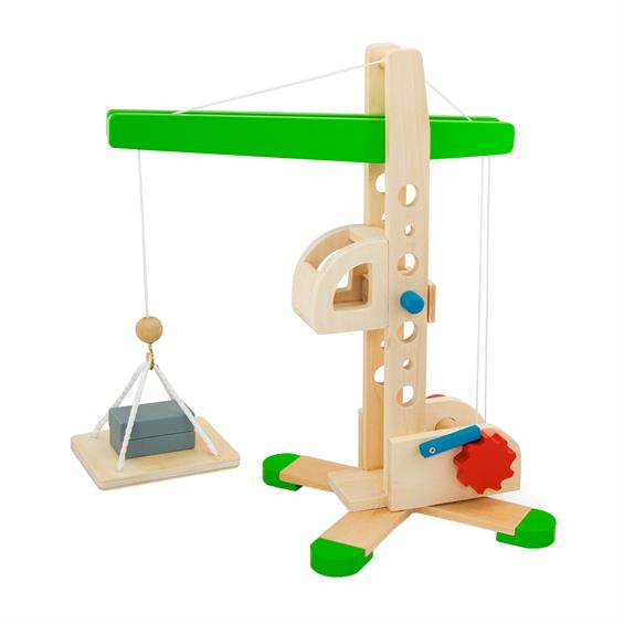 Дерев'яна іграшка Viga Toys Підйомний кран (59698) - зображення 1