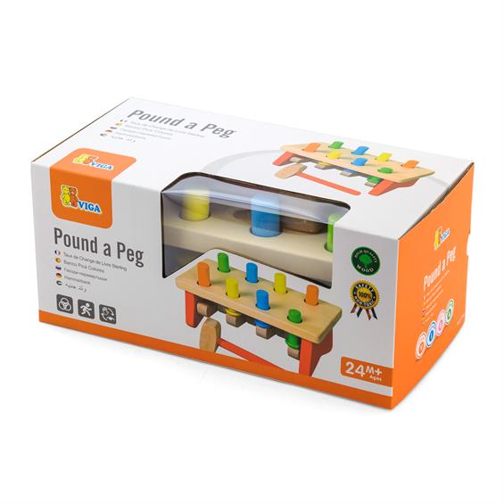 Стукалка Viga Toys Цвяшки (59719) - зображення 2