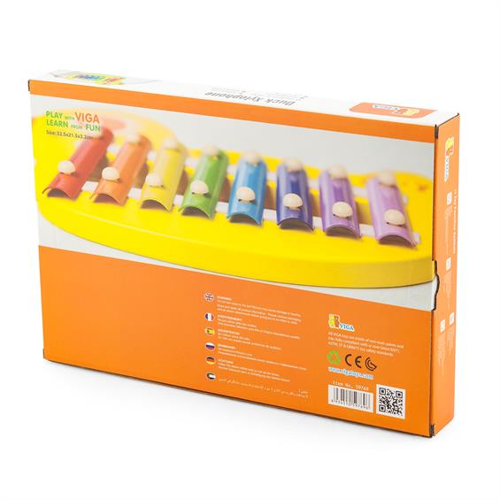 Музична іграшка Viga Toys Ксилофон-каченя (59769) - зображення 4