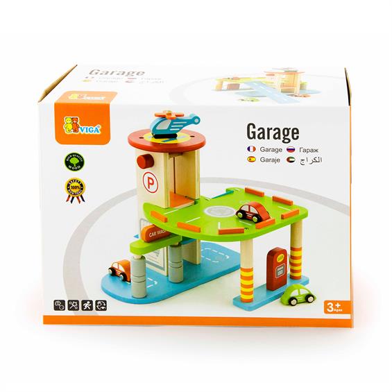 Дерев'яний ігровий набір Viga Toys Паркінг (59963) - зображення 2