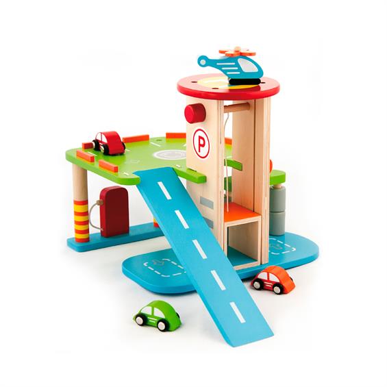 Дерев'яний ігровий набір Viga Toys Паркінг (59963) - зображення 3