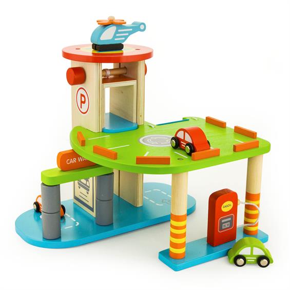 Дерев'яний ігровий набір Viga Toys Паркінг (59963) - зображення 1