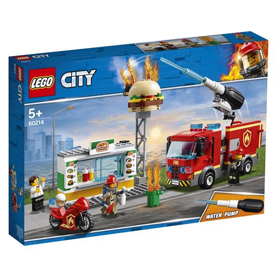 Конструктор LEGO® City Fire Пожежа в бургер-барі 327 деталей (60214) - зображення 10