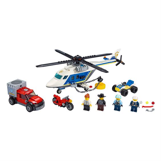 Конструктор LEGO® City Police Погоня на поліцейському гелікоптері 212 деталей (60243) - зображення 5