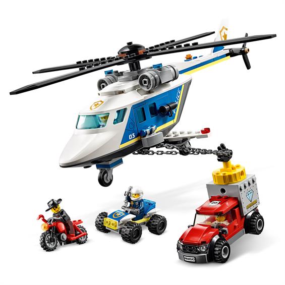 Конструктор LEGO® City Police Погоня на поліцейському гелікоптері 212 деталей (60243) - зображення 8
