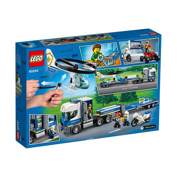 Конструктор LEGO® City Police Перевезення поліцейського гелікоптера 317 деталей (60244) - зображення 6