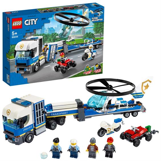 Конструктор LEGO® City Police Перевезення поліцейського гелікоптера 317 деталей (60244) - зображення 7