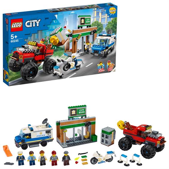Конструктор LEGO® City Police Пограбування з поліцейською вантажівкою-монстром 362 деталі (60245) - зображення 6