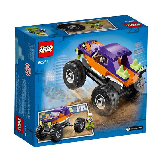 Конструктор LEGO® City Great Vehicles Вантажівка-монстр 55 деталей (60251) - зображення 5