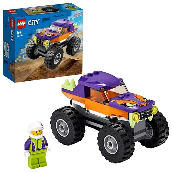 Конструктор LEGO® City Great Vehicles Вантажівка-монстр 55 деталей (60251) - зображення 6