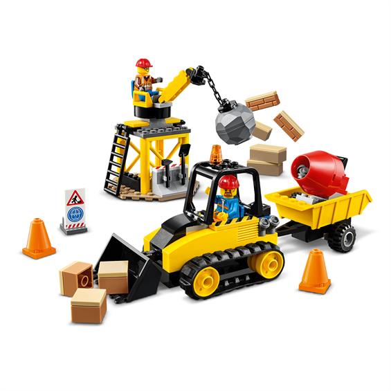 Конструктор LEGO® City Great Vehicles Будівельний бульдозер 126 деталей (60252) - зображення 4