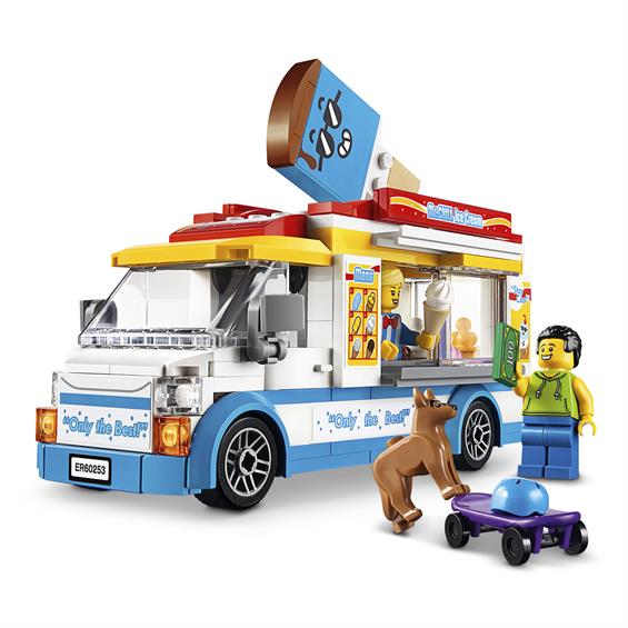 Конструктор LEGO® City Great Vehicles Фургон із морозивом 200 деталей (60253) - зображення 7