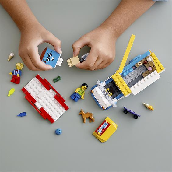 Конструктор LEGO® City Great Vehicles Фургон із морозивом 200 деталей (60253) - зображення 8