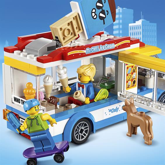 Конструктор LEGO® City Great Vehicles Фургон із морозивом 200 деталей (60253) - зображення 9
