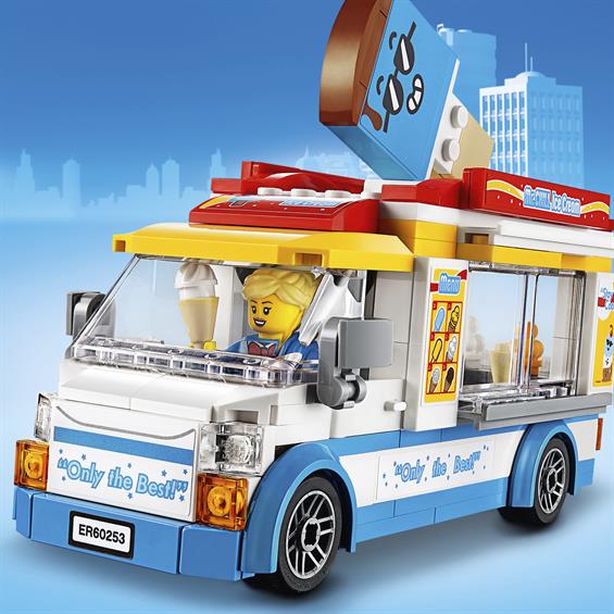 Конструктор LEGO® City Great Vehicles Фургон із морозивом 200 деталей (60253) - зображення 1