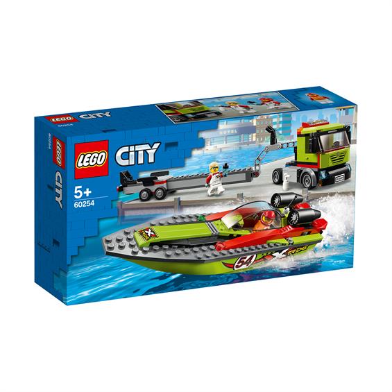 Конструктор LEGO® City Great Vehicles Перевізник гоночного катера 238 деталей (60254) - зображення 3