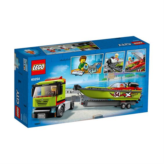 Конструктор LEGO® City Great Vehicles Перевізник гоночного катера 238 деталей (60254) - зображення 5