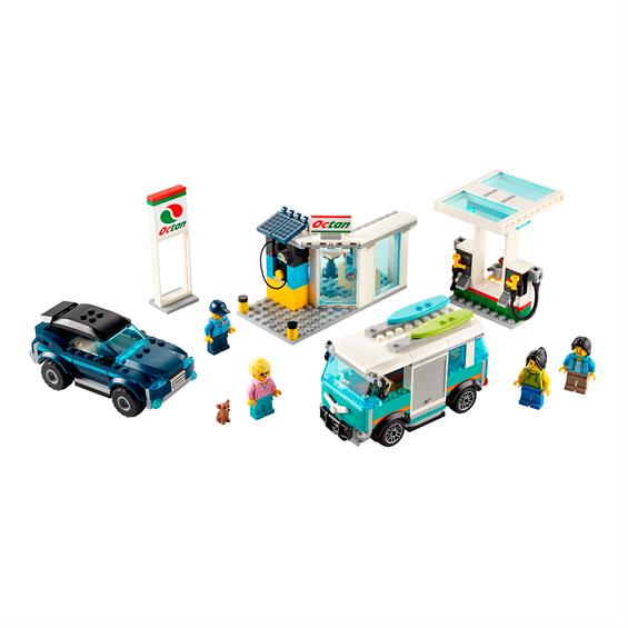 Конструктор LEGO® City Turbo Wheels Станція техобслуговування 354 деталі (60257) - зображення 4