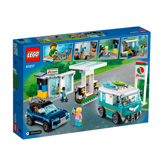 Конструктор LEGO® City Turbo Wheels Станція техобслуговування 354 деталі (60257) - зображення 5