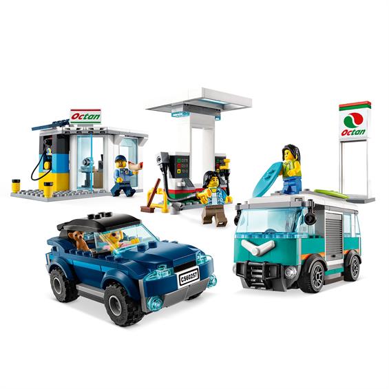 Конструктор LEGO® City Turbo Wheels Станція техобслуговування 354 деталі (60257) - зображення 7