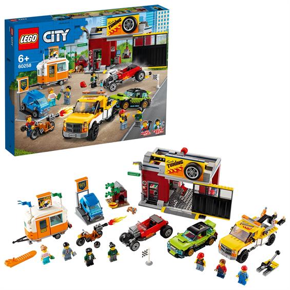 Конструктор LEGO® City Turbo Wheels Майстерня тюнингу 897 деталей (60258) - зображення 6