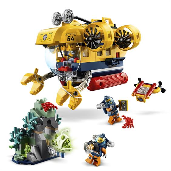 Конструктор LEGO® City Ocean Розвідувальний підводний човен 286 деталей (60264) - зображення 7