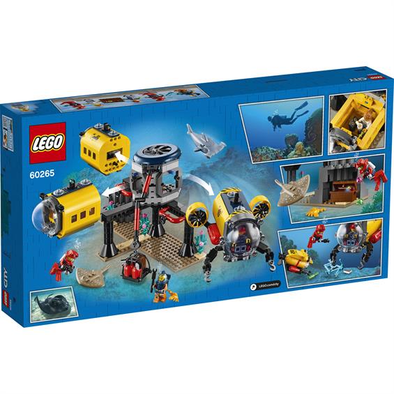 Конструктор LEGO® City Oceans Науково-дослідна станція 497 деталей (60265) - зображення 5