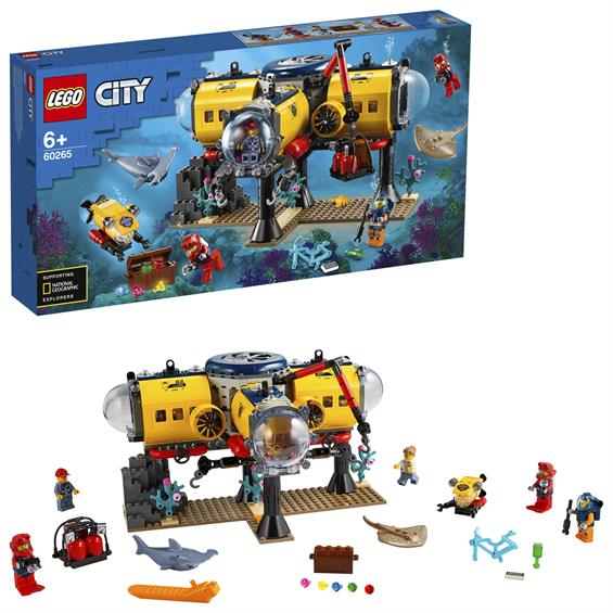 Конструктор LEGO® City Oceans Науково-дослідна станція 497 деталей (60265) - зображення 6