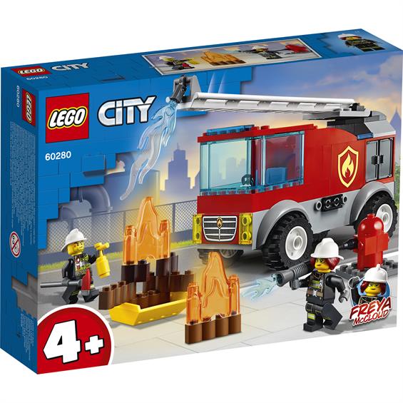 Конструктор LEGO® City Fire Пожежна машина зі сходами 88 деталей (60280) - зображення 6