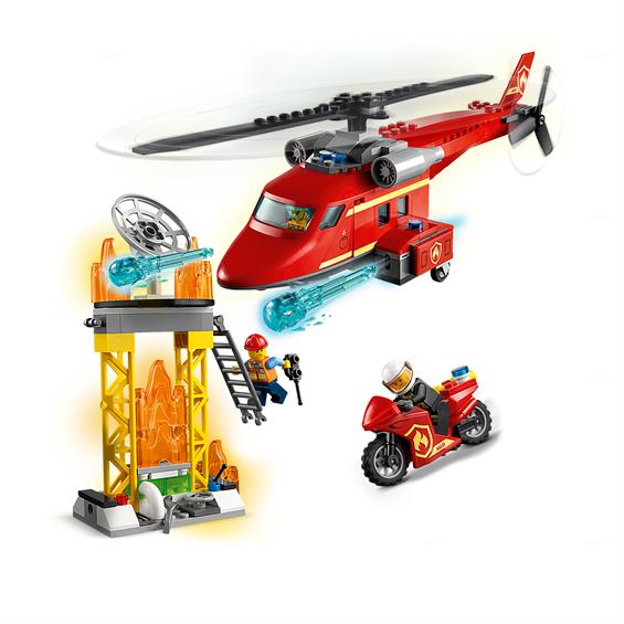 Конструктор LEGO® City Fire Пожежний рятувальний гелікоптер 212 деталей (60281) - зображення 6