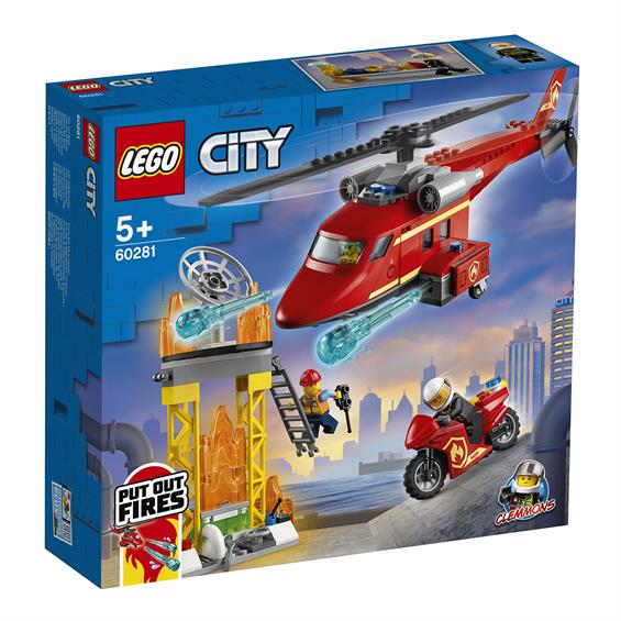 Конструктор LEGO® City Fire Пожежний рятувальний гелікоптер 212 деталей (60281) - зображення 9