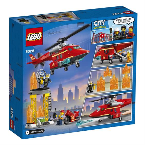 Конструктор LEGO® City Fire Пожежний рятувальний гелікоптер 212 деталей (60281) - зображення 10