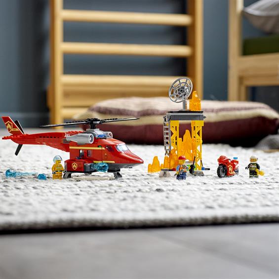 Конструктор LEGO® City Fire Пожежний рятувальний гелікоптер 212 деталей (60281) - зображення 1