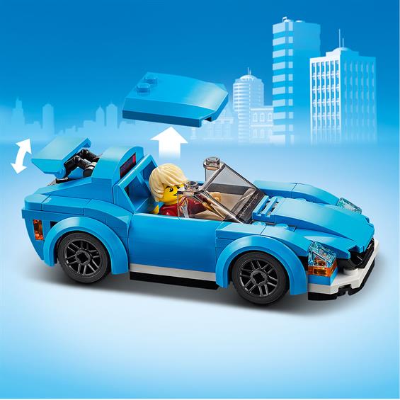 Конструктор LEGO®City Great Vehicles Спортивний автомобіль 89 деталей (60285) - зображення 7