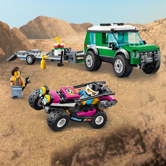 Конструктор LEGO® City Great Vehicles Транспортер гоночного багі 210 деталей (60288) - зображення 3
